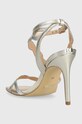 Scarpe Guess sandali in pelle Syivia FL5SYV.LEA03.GOLSI oro