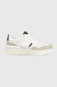 Sneakers boty Guess Vinnna imitace kůže bílá FL5VNN.SMA12.WHISI