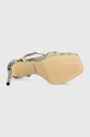 Guess sandały skórzane zoila FL5ZOI.LEP03.BEIGE beżowy