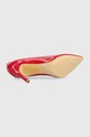 δερμάτινες γόβες Guess dafne13 FL7D13.PAT08.CHER ροζ