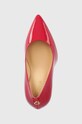 Δερμάτινες γόβες Guess Gavi13 ροζ FL7G13.PAT08.CHER