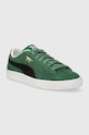 Tenisice od brušene kože Puma Suede Classic XXI 374915 zelena SS24