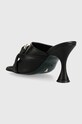 Παπούτσια Δερμάτινα mules Patrizia Pepe 8X0068.L026.K103 μαύρο