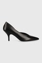 Patrizia Pepe stilettos de piele subțire negru 8Z0079.L048.K103