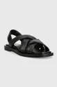 Kožne sandale Gant Khiria crna