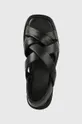czarny Gant sandały skórzane Khiria