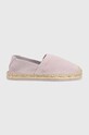 Gant espadryle zamszowe Lucinella płaski fioletowy 26563811.G595