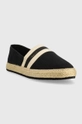 Gant espadryle Raffiaville czarny