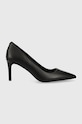 MICHAEL Michael Kors stilettos de piele Alina subțire negru 40F2HNMP2L.001