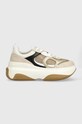 Liu Jo sneakers JUNE 14 piele întoarsă bej BA3069PX031S1885