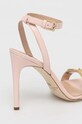 Boty Kožené sandály Elisabetta Franchi SA17L31E2.BA7 růžová