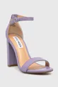 Kožené sandále Steve Madden Carrson fialová