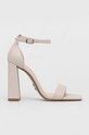 Steve Madden sandały skórzane Airy słupek beżowy SM19000021.287