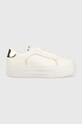 Armani Exchange sneakersy imitacja skóry licowej beżowy XDX116.XV696.S288