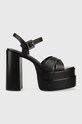 Aldo sandale de piele Gisell gros negru 13540201.GISELL