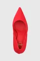κόκκινο Γόβες παπούτσια Love Moschino Scarpad Spillo 95
