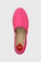 różowy Love Moschino espadryle Scarpad Espam 35