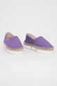 Love Moschino espadryle Scarpad Espam 35 fioletowy