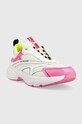 Love Moschino sneakers Sneakerd Sporty 50 JA15025G1GIQ510B alb SS23