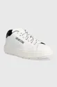 Love Moschino sneakersy skórzane Sneakerd Bold 40 biały