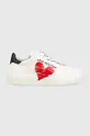 білий Шкіряні кросівки Love Moschino Sneakerd Bold 40 Жіночий
