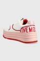 Кросівки Love Moschino Sneakerd Basket 60  Халяви: Текстильний матеріал, Натуральна шкіра Внутрішня частина: Синтетичний матеріал, Текстильний матеріал Підошва: Синтетичний матеріал