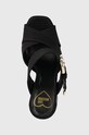 Love Moschino papucs Sabotd Quadra 120 fekete JA2809CG1GJL0000