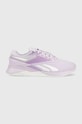Reebok pantofi de antrenament Nano X3 textil violet HP6051