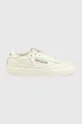 beżowy Reebok Classic sneakersy skórzane Club C 85 Damski