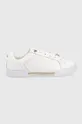 λευκό Δερμάτινα αθλητικά παπούτσια Tommy Hilfiger COURT SNEAKER WITH LACE HARDWARE Γυναικεία