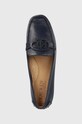 Δερμάτινα μοκασίνια Lauren Ralph Lauren Brynn σκούρο μπλε 802860791006.410
