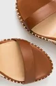 smeđa Kožne sandale Lauren Ralph Lauren 802884124002