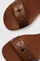 Lauren Ralph Lauren sandały skórzane Tristyn brązowy 802891394001.270