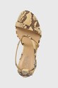 Lauren Ralph Lauren sandale de piele Gabriele bej 802891406001.250