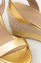 zlata Usnjeni sandali Lauren Ralph Lauren 802898505001