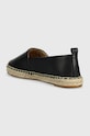 Încălțăminte Lauren Ralph Lauren espadrile de piele Cameryn IV 802905304001.001 negru
