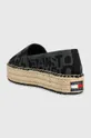 Espadrile Tommy Jeans LOGOMANIA ESPADRILLE  Vanjski dio: Tekstilni materijal Unutrašnji dio: Tekstilni materijal Potplat: Sintetički materijal