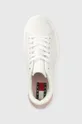 λευκό Δερμάτινα αθλητικά παπούτσια Tommy Jeans NEW CUPSOLE LEATHER