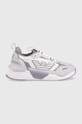 EA7 Emporio Armani sneakersy imitacja skóry licowej fioletowy X8X070.XK165.S318