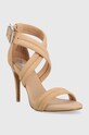 Замшеві сандалі Dkny CANDRA K4251452.ZNS бежевий SS23