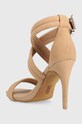Взуття Замшеві сандалі Dkny CANDRA K4251452.ZNS бежевий
