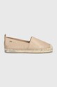 Espadrilky Dkny MAKALINA imitace kůže béžová K4299042.AHF