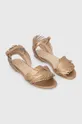 Baldowski sandali in pelle oro