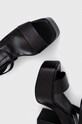Pinko sandale de piele Fantine negru 100655.A0N9.Z99
