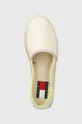 бежевый Эспадрильи Tommy Jeans FLATFORM ESPADRILLE