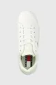 λευκό Δερμάτινα αθλητικά παπούτσια Tommy Jeans FLATFORM SEASONAL