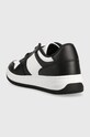 Boty Kožené sneakers boty Tommy Jeans RETRO WMN LOW FANCY EN0EN02103 černá