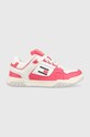 Tommy Jeans sneakers WMNS SKATE SNEAKER piele roz EN0EN02129