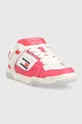 Tenisice Tommy Jeans WMNS SKATE SNEAKER roza