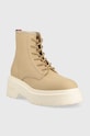 Боти Tommy Jeans LACE UP FESTIV BOOTS EN0EN02133 бежов SS23